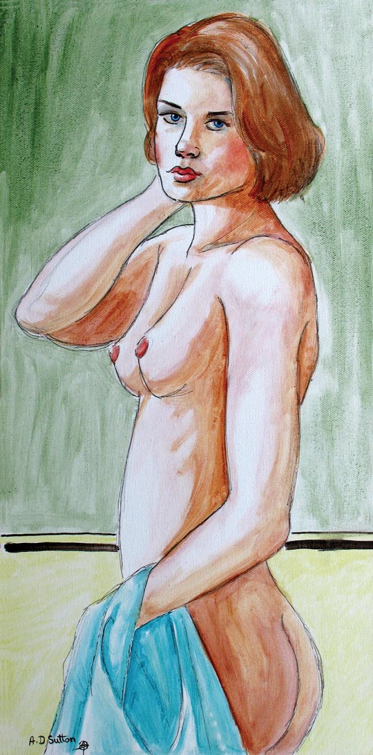 nude erotic painting